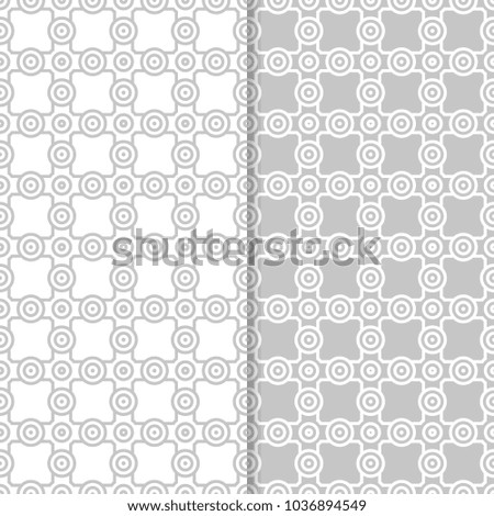Geometric abstract seamless patterns. Backgrounds for wallpapers, textile