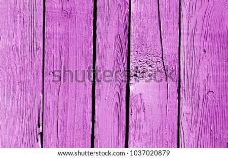 Purple color wooden fence pattern. Abstract background and texture for design.