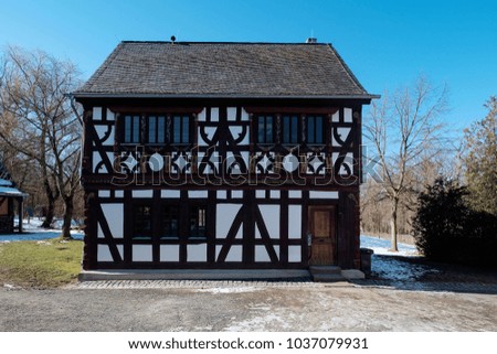 Old half-timbered house in Hesse/Germany