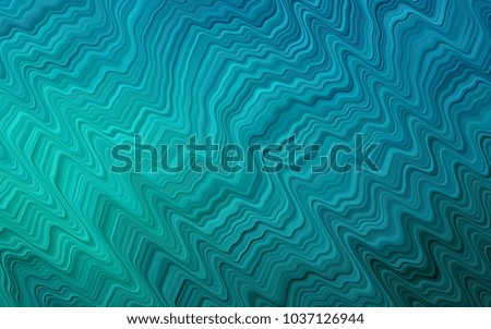 Light BLUE vector background with abstract lines. Glitter abstract illustration with wry lines. The template for cell phone backgrounds.