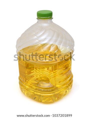 oil can on white background