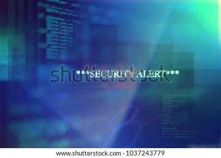 High Security alert on your computer system or server room
