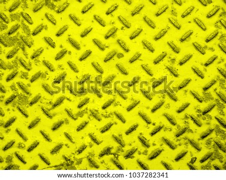 Old yellow rusty metal surface grounge background
