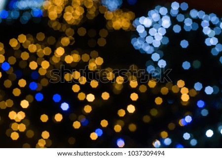 Festive glitter background. Christmas and New Year feast bokeh background