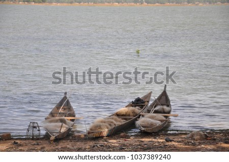 Niger river scene near Segou