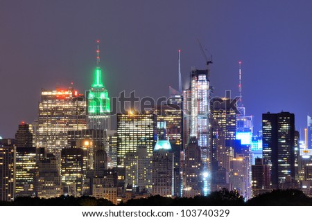 Manhattan view of midtown