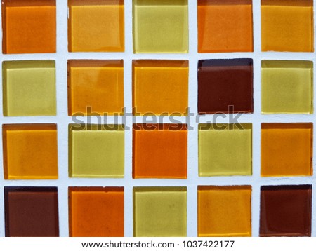 Close up of colorful tile for background texture