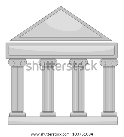 Illustration of court of law - EPS VECTOR format also available in my portfolio.