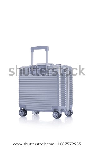 suitcase for travel isolated on white background