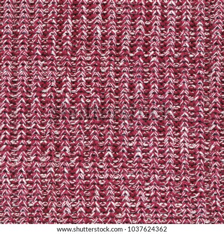 Seamless knitted textured background of fabric.Empty surface of square format for your graphic design ideas.