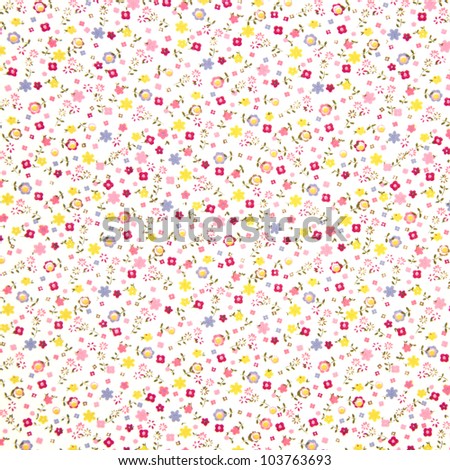 floral background to place your text or design.