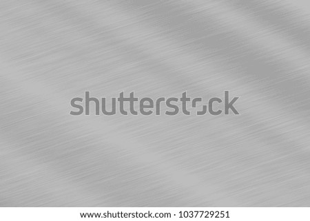 Brushed metal texture. Polished metal texture background with light reflection.
