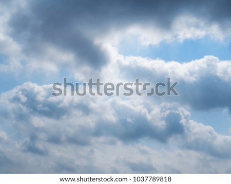 sky and cloud in day time