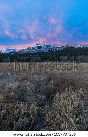 Sunrise in Alpine County