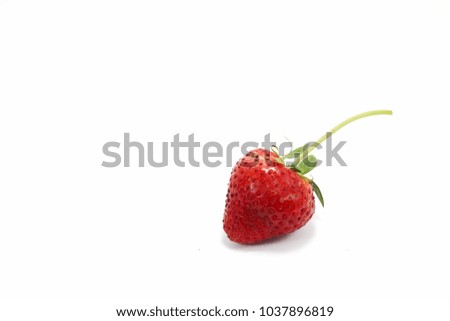  Lovely Red strawberry Royalty-Free Stock Photo #1037896819
