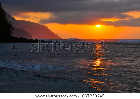 Kauai Hawaii Sunset