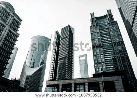 modern office buildings -Shanghai,China
