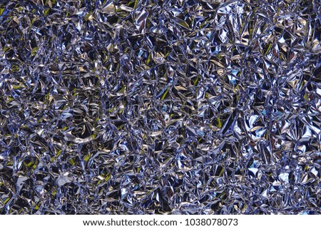 crumpled foil as an abstract background