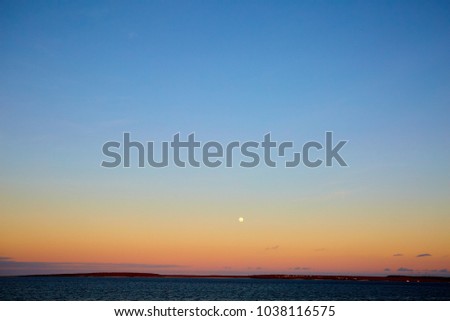 Sunset over Galapagos Islands, Galápagos Islands, Ecuador, South America