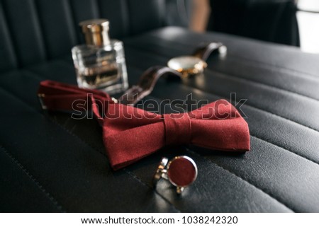 bow tie and masculine set
