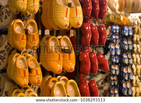 wooden shoes from amsterdam