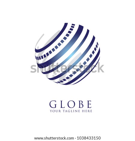 Vector Illustration : Abstract Design for Globe
