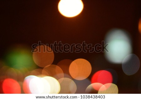 Abstract Bokeh blur color light use background, color abstract blurred light background layout design can be use for background concept or festival background or colorful light circles or night party
