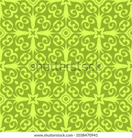 seamless floral pattern. vector. texture for design wallpaper, pattern fills, fabric. olive color