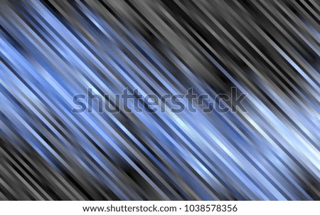 Dark Black vector cover with long lines. Blurred decorative design in simple style with lines. Best design for your ad, poster, banner.