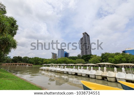 Wachirabenchathat Park, State Railway Public Park, public park in Chatuchak district, Bangkok, Thailand