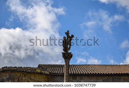 religious stone cross