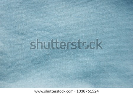 Blue textile texture background. Empty fabric background