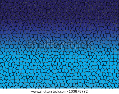 Vector gradient blue snake skin like as abstract background texture