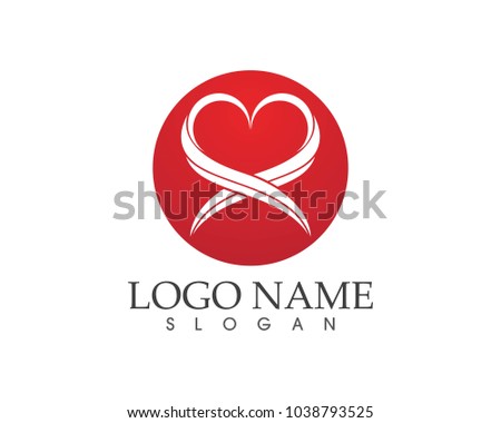 Love Logo Vector Template
