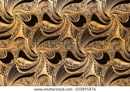 Luxury seamless golden wallpaper background.