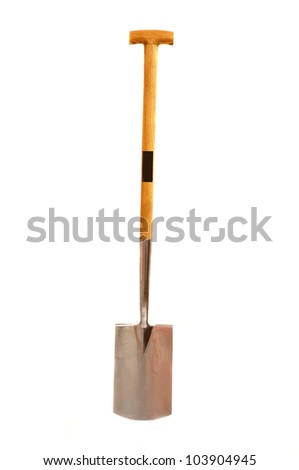 spade or shovel isolated on a white background