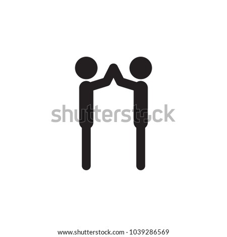 play hands icon. Detailed icon of friendship and relationships icon. Premium quality graphic design. One of the collection icon for websites, web design, mobile app on white background