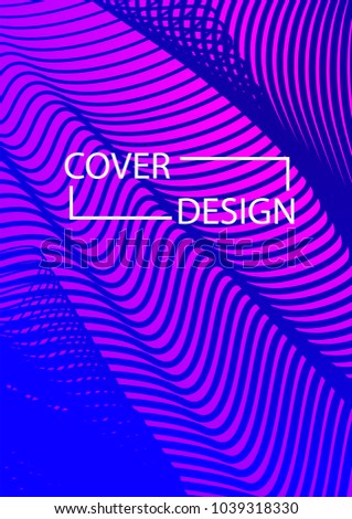 Simple Cover Design Simple Halftone Gradients Background. Future Cover Template. Vector Geometric Patterns. A4 size. Brochures, Flyers, Presentations, Leaflet, Magazine, Annual Report
