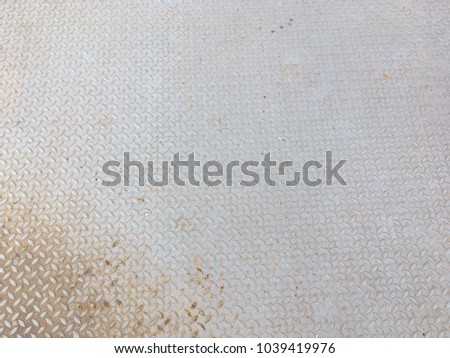 Diamond metal plate texture for background