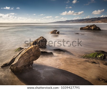 Beautiful jalama beach in california