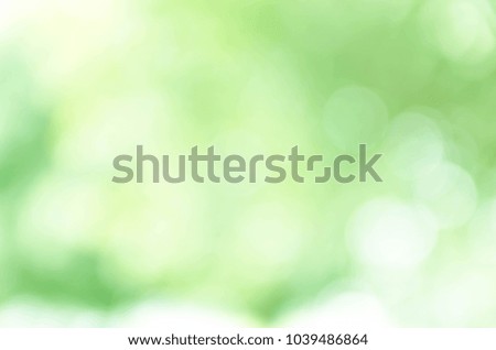 Natural Green bokeh background