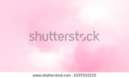 Abstract pink white soft cloud background in pastel colorful gradient.