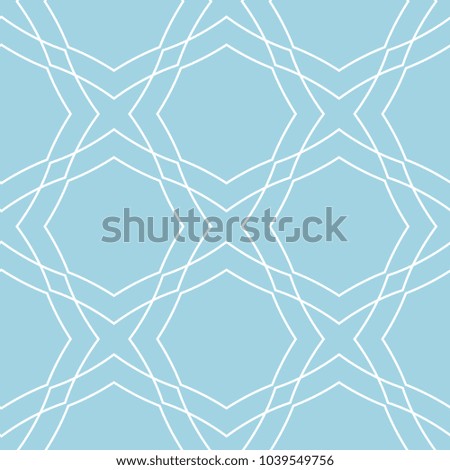 Navy blue and white geometric ornament. Seamless pattern for web, textile and wallpapers