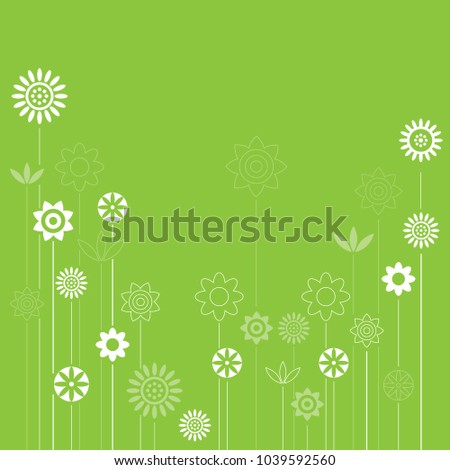 sprig flowers, background