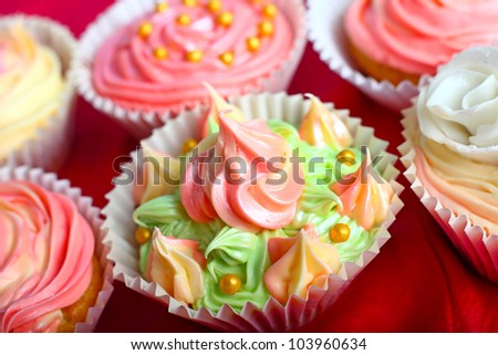 Cupcake with icing