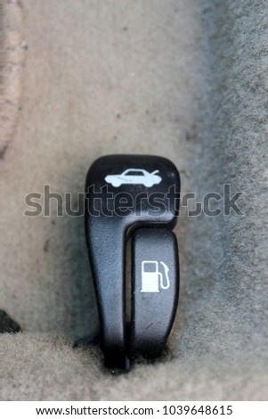 the Oil cap and boot opener