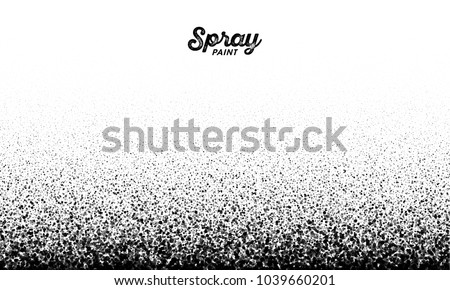 Spray paint splatter pattern, vector illustration