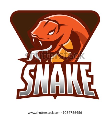 Snake Mascot Logo Vector Illustration