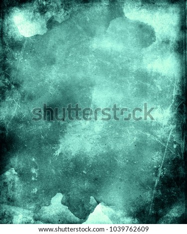 Blue watercolor grunge texture background