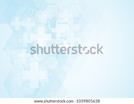 Abstract medical background. Space for text. Vector background